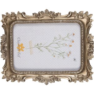 Clayre & Eef 2F1072 Фоторамка 19x2x24 см / 13x18 см золотого цвета