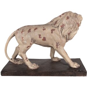 Clayre & Eef 5MG0029 Украшение Лев 55x23x40 см Бежево-коричневый