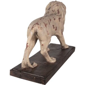Clayre & Eef 5MG0029 Украшение Лев 55x23x40 см Бежево-коричневый
