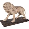 Clayre & Eef 5MG0029 Украшение Лев 55x23x40 см Бежево-коричневый