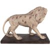 Clayre & Eef 5MG0029 Украшение Лев 55x23x40 см Бежево-коричневый