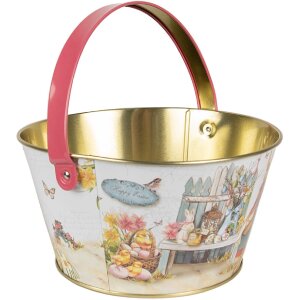 Кошик для зберігання Clayre & Eef 6BL0108 Білий Синій...