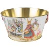 Кошик для зберігання Clayre & Eef 6BL0108 Білий Синій Червоний Ø 19x10 см