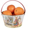 Кошик для зберігання Clayre & Eef 6BL0108 Білий Синій Червоний Ø 19x10 см