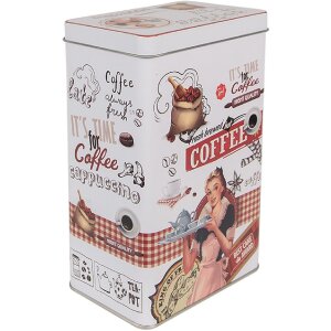 Clayre & Eef 6BL0128 Бляшанка Олово Білий Червоний...