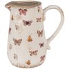 Clayre & Eef 6CE1663M Декоративный кувшин 16x12x18 см бежево-розовый