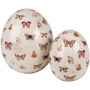 Clayre & Eef 6CE1667L Украшение Яйцо Ø 14x16...