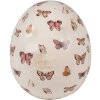 Clayre & Eef 6CE1667L Украшение Яйцо Ø 14x16 см Бежево-розовый