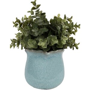 Декоративний вазон Clayre & Eef 6CE1715BL Ø...