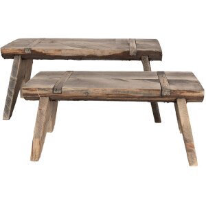 Стіл для рослин Clayre & Eef 6H2313 Коричневий 38x17x17 см Елегантний дизайн