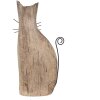 Clayre & Eef 6H2330 Декоративний кіт коричневий 14x7x26 см