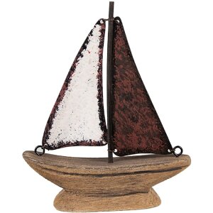 Clayre & Eef 6H2334 Декоративная модель лодки 11x3x13...