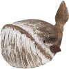 Clayre & Eef 6H2341 Украшение Кит 39x15x21 см коричневый белый