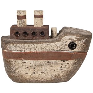Clayre & Eef 6H2352 Декоративная лодка 15x6x12 см...