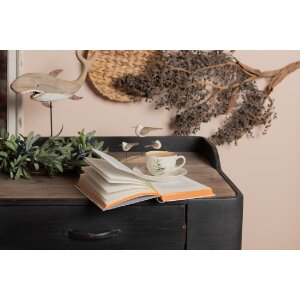 Clayre & Eef 6H2354 Декоративная акула коричневая 34x8x39 см Морской аксессуар для дома