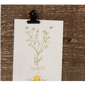 Clayre & Eef 6H2361 Фоторамка 3 затискача 36x3x15 см, коричнева