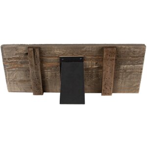 Clayre & Eef 6H2361 Фоторамка 3 затискача 36x3x15 см, коричнева