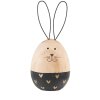 Clayre & Eef 6H2383 Декоративний кролик коричневий Ø 6x14 см