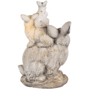 Clayre & Eef 6MG0032 Декоративный кролик 27x18x43 см коричнево-бежевый