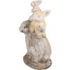 Clayre & Eef 6MG0032 Декоративный кролик 27x18x43 см коричнево-бежевый