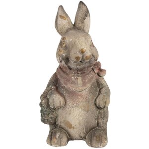 Clayre & Eef 6MG0034 Декоративний кролик 22x19x41 см,...