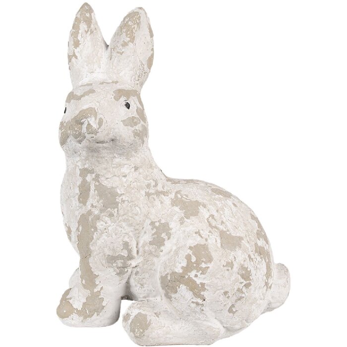 Clayre & Eef 6MG0044 Украшение Кролик 29x19x39 см белый бежевый