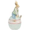 Clayre & Eef 6PR4029 Декоративный кролик коричнево-голубой 15x12x25 см