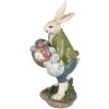 Clayre & Eef 6PR4035 Декоративний кролик 18x16x32см бежево-зелений