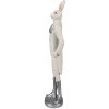 Clayre & Eef 6PR4040 Декоративный кролик белый 11x8x40 см