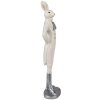 Clayre & Eef 6PR4040 Декоративный кролик белый 11x8x40 см
