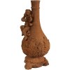 Clayre & Eef 6PR4068 Подсвечник Ангел коричневый 10x10x23 см