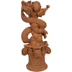 Clayre & Eef Декорація Ангел Коричневий 13x13x30 см