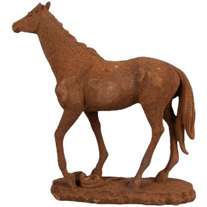 Clayre & Eef 6PR4078 Украшение Лошадь 21x7x21 см коричневый