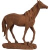 Clayre & Eef 6PR4078 Украшение Лошадь 21x7x21 см коричневый