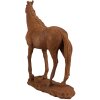 Clayre & Eef 6PR4078 Украшение Лошадь 21x7x21 см коричневый