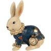 Clayre & Eef 6PR4117 Украшение Кролик 27x17x29 см Бежево-голубой