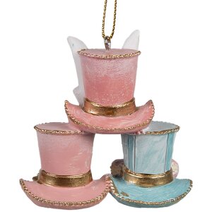 Clayre & Eef 6PR4155 Декоративная вешалка Hat Pink...