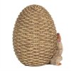 Clayre & Eef 6PR5026 Декоративная курица за яйцом 9x8x10 см коричневый белый
