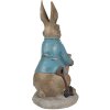 Clayre & Eef 6PR5038 Декоративний кролик коричнево-блакитний 26x21x46 см