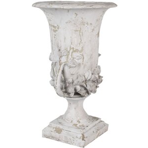 Clayre & Eef 6PR5057 Декоративний квітковий горщик Бежевий 30x44 см