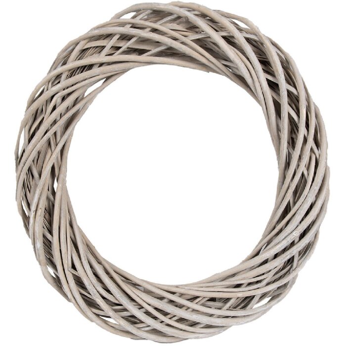 Clayre & Eef Декоративний вінок Браун 50x9 см