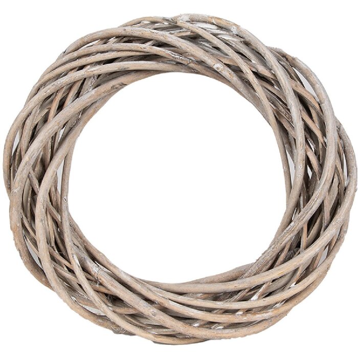 Clayre & Eef Декоративний вінок Braun 20x5 см