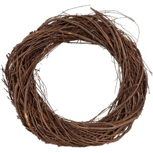 Декоративний вінок Clayre & Eef 6RO0602S Коричневий Ø 30x5 см