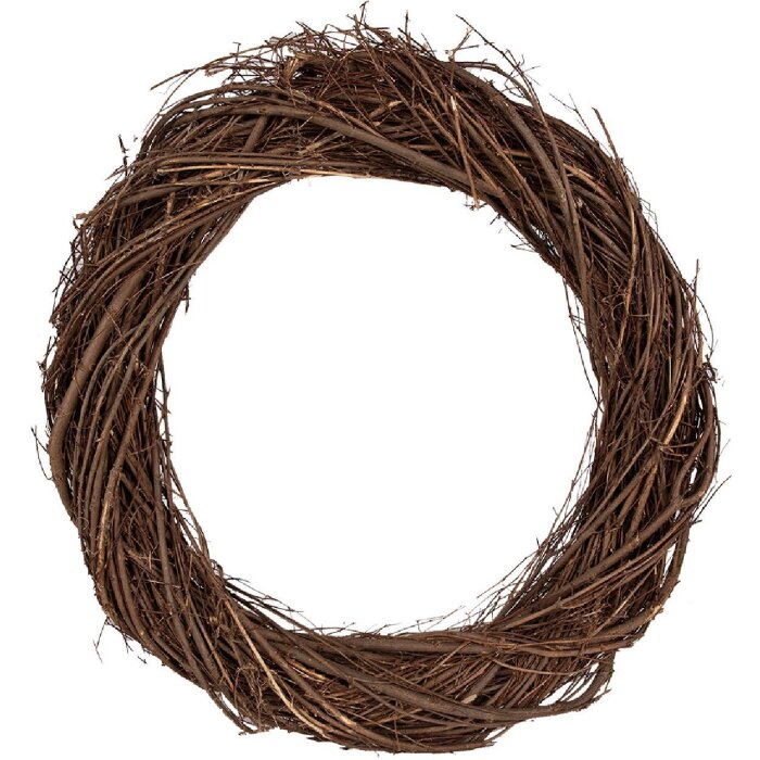 Декоративний вінок Clayre & Eef 6RO0602XL Браун 45x7 см
