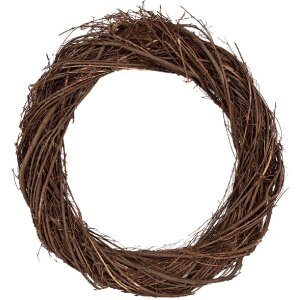 Декоративний вінок Clayre & Eef 6RO0602XL Браун 45x7 см