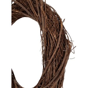 Декоративний вінок Clayre & Eef 6RO0602XL Браун 45x7 см