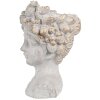 Горшок для цветов Clayre & Eef 6TE0499S серый 14x14x22 см