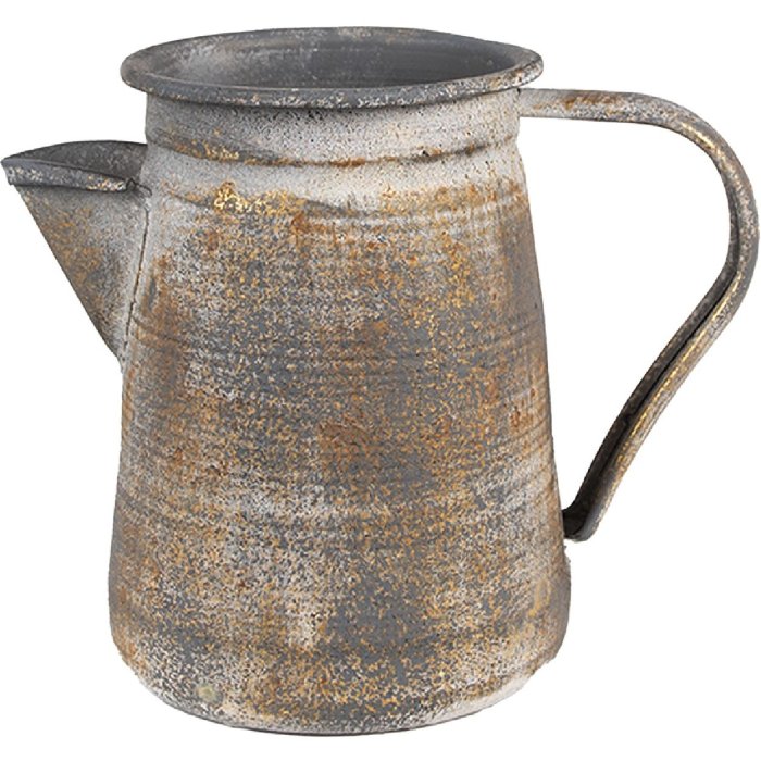 Глечик декоративний Clayre & Eef 6Y5495 Сірий 20x12x16 см