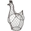 Clayre & Eef 6Y5521 Кошик Курка 30x12x25см коричневий - Декоративний кошик для зберігання