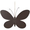 Clayre & Eef 6Y5578M Декоративная подвеска Бабочка розовая 22x4x14 см